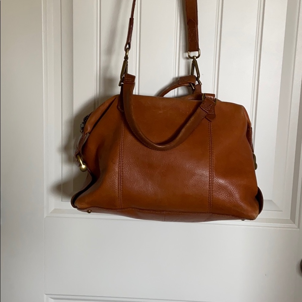 Madewell Glasgow leather satchel